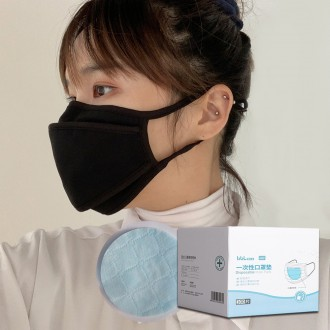 Khẩu trang có thể thay thế bộ lọc [50 tờ] Khẩu trang cotton 80 won mỗi chiếc