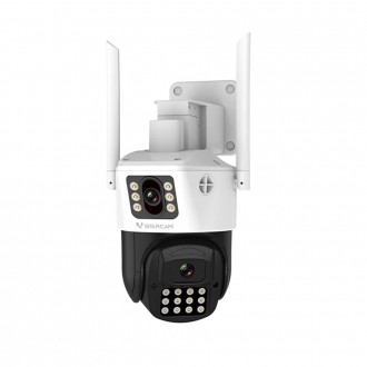 VStar Cam Ống Kính Kép Theo Dõi Người Ngoài Trời Gia Đình Camera Quan Sát IP Không Dây V400D Chống Bụi Chống Nước Màu Sắc Ban Đêm