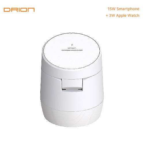 [Hunicase] Bộ sạc không dây Drion 15w 2in1 (Apple Watch) (C-TYPE) (không bao gồm cáp) DR-2IN1-APP-WATCH