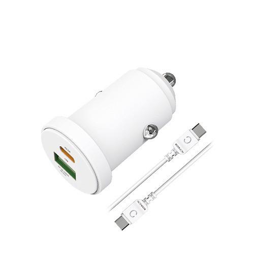 Sạc ô tô 2 cổng Actimon PD 25W+18W (CtoC)