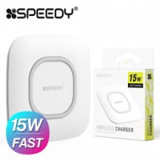 Tấm sạc không dây nhanh Speedy Easy 15W màu trắng