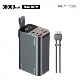 Pin phụ trợ đèn lồng tốc độ cao Actimon 100W 30000mAh C đến C