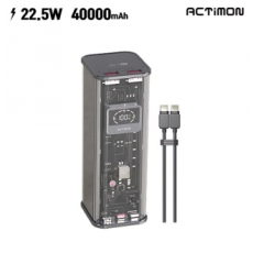 Pin phụ tốc độ cao Actimon 40000mAh 22,5W (C đến C) MON-PD20W-K40000