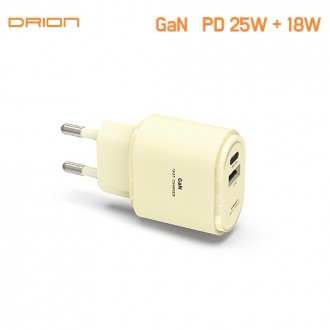 Bộ sạc Drion home PD 25W+18W (cổng C+USB) (không bao gồm cáp)