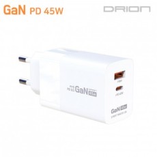 Bộ sạc cực nhanh PD 45W hỗ trợ GaN của Drion home (C+USB)