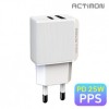 Bộ sạc nhanh Actimon home PPS PD25W+Qc3.0 (không bao gồm cáp)