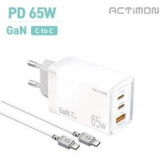 Actimon hộ gia đình GaN PD65W 3 lỗ C đến C