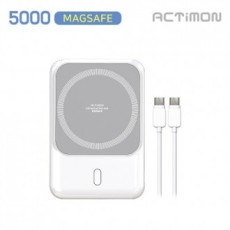 Bộ sạc pin phụ trợ mini có dây + sạc không dây MagSafe 5000mA [Actimon.Tel]