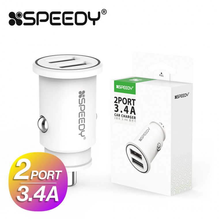 Sạc ô tô 2 cổng Speedy 3.4A