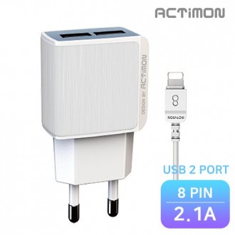 Bộ sạc gia đình GTrend Actimon có thể tháo rời 2.1A 2 cổng 8 pin