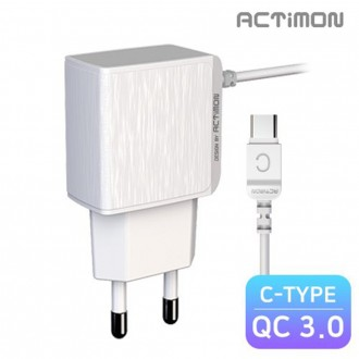 [Incine] Actimon QC 3.0 hỗ trợ sạc gia đình tốc độ cao 18W tích hợp cáp loại C