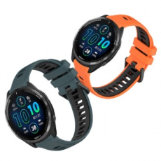 Garmin Forerunner 965/945/935 Hai tông màu Đen Khóa Thể Thao Dây Silicon Dây Đeo 22mm Garmin 256 Chạy Đồng Hồ Thông Minh