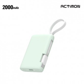 [Hunicase] Pin phụ Actimon Mini 2000mAh (C-TYPE)