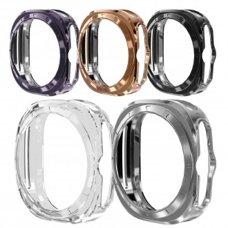 Entercon Galaxy Watch Ultra Glossy Transparent Jelly Case Vỏ bảo vệ vòng bezel