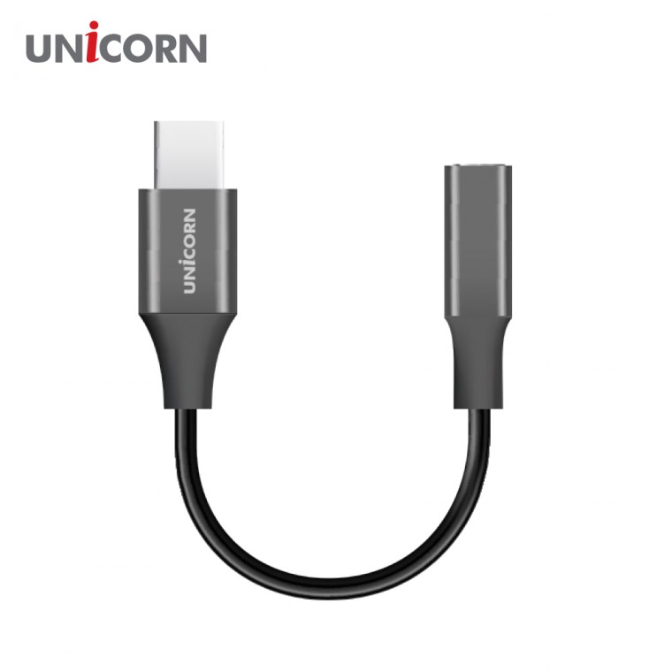 [Unicorn] USB C loại sang tai nghe 3.5 mm chuyển đổi âm thanh giới tính Aux CT-300S