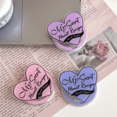 Simi Tricozy Plain Heart Recipe Acrylic Transparent MagSafe Smart Talk Single Item (Kèm theo đĩa)