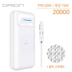 Pin phụ sạc không dây Drion PD20W & 15W 20000mAh