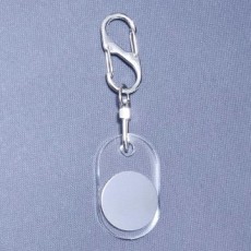 Đại lý giao hàng xe máy, chống gãy cực mạnh, vòng vest từ tính hai chiều, carabiner acrylic trong suốt đơn, giá đỡ điện thoại di động