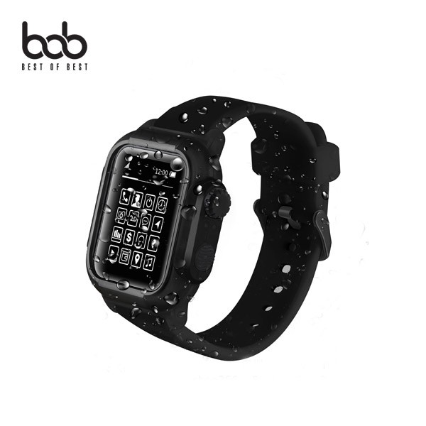 Bob Dây đeo ốp lưng chống nước chống thấm nước cho Apple Watch thế hệ thứ 4, thế hệ thứ 5, chỉ thế hệ thứ 6, 40mm 44mm