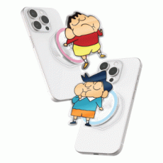 Simi Crayon Shin-chan Yum Yum Series Acrylic trong suốt MagSafe Smart Talk Sản phẩm đơn (Kèm theo đĩa)