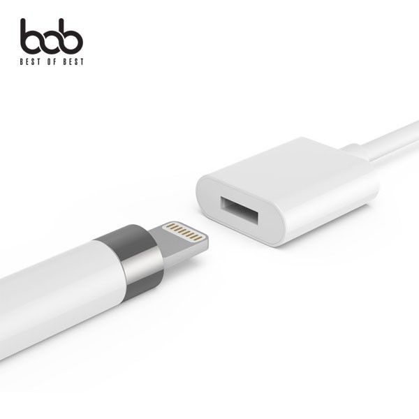 bob Apple Pencil Chỉ sạc tương thích thế hệ 1 Cáp USB 8 chân 100CM