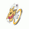 Simi Disney Winnie the Pooh Acrylic trong suốt MagSafe Smart Talk Vật phẩm đơn (Kèm theo đĩa)