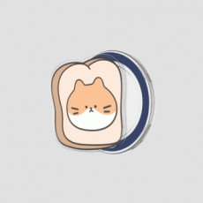 Simi Tricozy Meow Bread Acrylic Trong suốt MagSafe Smart Talk Sản phẩm đơn (Kèm đĩa)