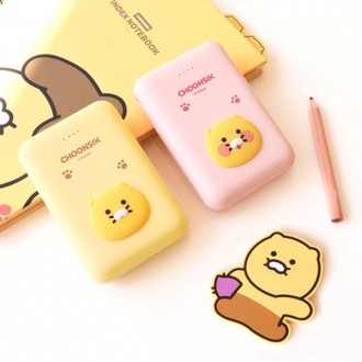 Kakao Friends Chunsik Face Pocket Pin phụ 10000mAh Nụ cười tiêu chuẩn