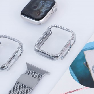 Vỏ đồng hồ Entercon Apple Watch Vòng bezel hình khối Vỏ ốp bóng