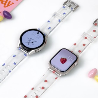 Entercon Apple Watch Coni Sweet Jelly Dây đeo trong suốt 10 9 SE Ultra 2 8 7 6 5