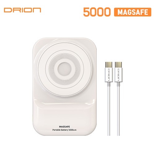 [Hunicase] Pin phụ Drion MagSafe 5000mAh C sang C