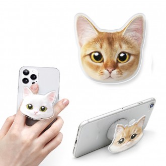 Sugar Cat & Candy Doggy Cat Acrylic Talk Abyssinian Thịt bò Hàn Quốc Pet Dog Làm Grip Holder Nói chuyện thông minh Fingering