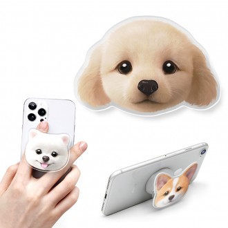 Sugar Cat & Candy Doggy Dog Acrylic Talk Golden Retriever Nugget Pet Cat Sản xuất Grip Holder Nói chuyện thông minh Nhẫn