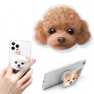 Sugar Cat & Candy Doggy Acrylic Talk Poodle Loopy Pet Cat Sản xuất Grip Holder Smart Talk Fingering