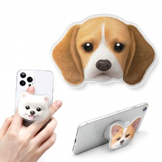 Sugar Cat & Candy Doggy Dog Acrylic Talk Beagle Bagel Pet Cat Sản xuất Grip Holder Nói chuyện thông minh Fingering