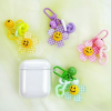 bob Happy Check Smile Keyring Hộp đựng thạch trong suốt thế hệ trước dành riêng cho Airpod Airpod 3/2/AirPods Pro 2 thế hệ 1