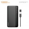 Pin phụ Drion USB 2 PORT 10000mAh (CÁP C-TYPE + 8 PIN GEN)