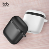 Màu bob Oreo thạch cứng Hộp đựng + dây đeo tương thích AirPods 1/2