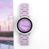 Entercon Galaxy Watch 6 5 4 Dây đeo kim loại trong suốt màu pastel