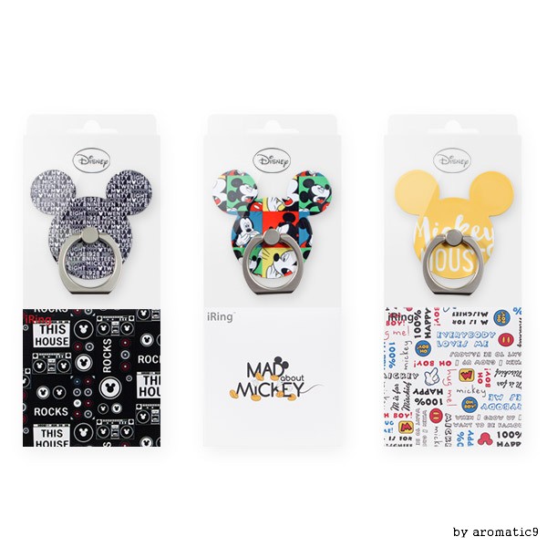 Disney Mickey Mouse Giá đỡ điện thoại thông minh Dây đeo ngón tay iRing