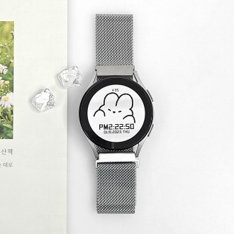 Entercon Galaxy Watch 6 5 4 Dây đeo kim loại Tương thích với Milanese Loop Band