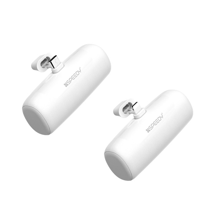 [Pin phụ] Pin phụ di động mini đa năng loại C 8 chân có thể gắn đế nhanh chóng 5000mAh