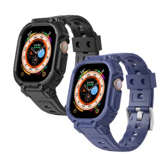 Bob Apple Watch tương thích Big Bang tích hợp khóa thắt lưng silicone dây đeo dây đeo đồng hồ cho Apple Watch 8 7 SE 6 5 4