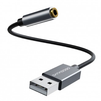 Cáp âm thanh HIFI âm thanh nổi USB loại A 3,5mm TA1A