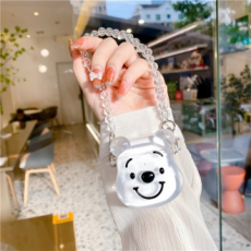 Hộp đựng Airpod trong suốt Winnie the Pooh Hộp đựng iPod Thế hệ 1 Thế hệ thứ 2 Thế hệ thứ 3 Pro Pro