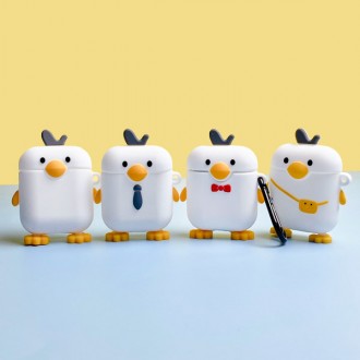 Bob Baby Duck Duck Vỏ silicon cho AirPods Airpod Airpod Pro không dây thế hệ 1 thế hệ 2