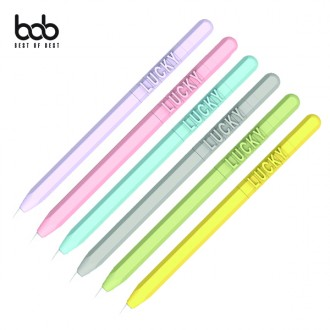 Bob Apple Pencil DIY Trang trí hộp màu Bảng chữ cái + Bảng số