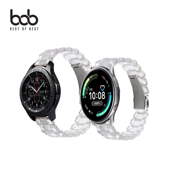 bob Galaxy Watch Ice Cube Dây đeo trong suốt có khóa một chạm