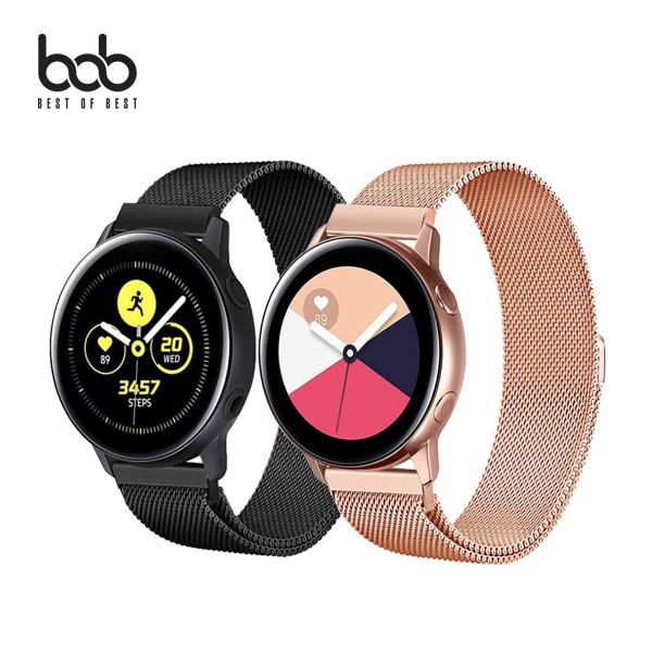 Đồng hồ bob Galaxy/Dây đeo kim loại từ tính 20mm tương thích Active 40/42/44mm