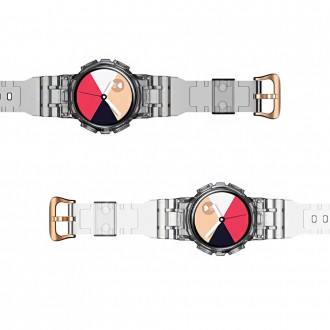 [D]Galaxy Watch4/Watch5/Watch5 Dây đeo thể thao trong suốt đa năng 40mm 44mm phổ biến